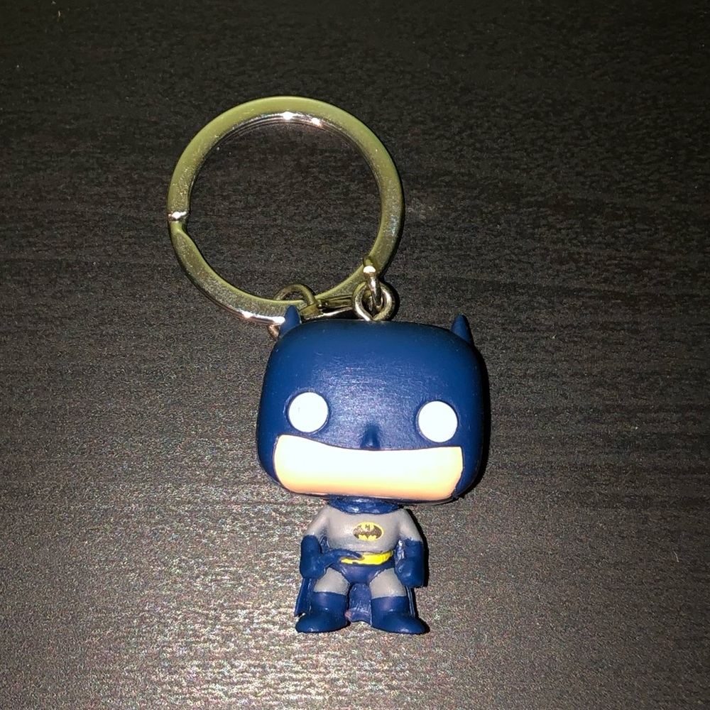 🦇 [2/$25] FUNKO POCKET POP! BATMAN BLUE KEYRING KEYCHAIN FIGURE COLLECTIBLE 🦇